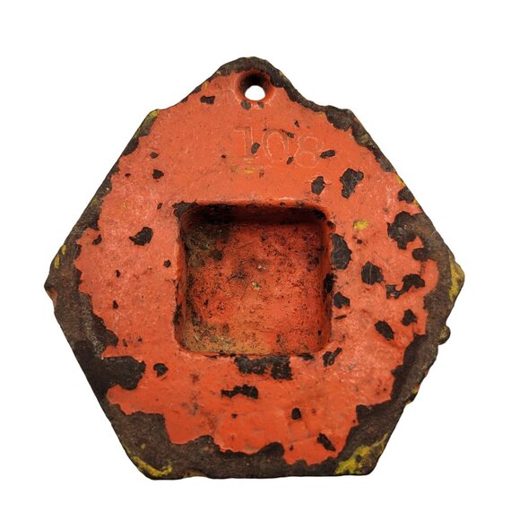 Old Standard Oil Tank Drum Cap #108 Iron Screw On Off Vintage - Picture 1 of 6